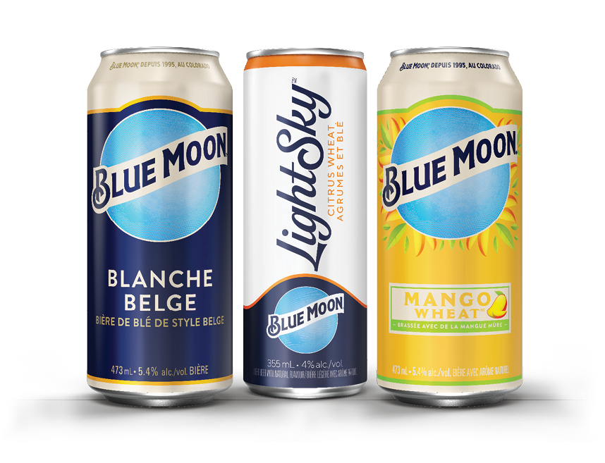 Blue moon beers