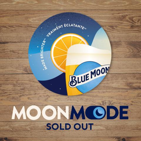 Just because our Moon Mode coasters are sold out, doesn’t mean you can’t continue to disconnect to reconnect and take part in the Moon Movement.  Invite a friend over, put your phone away, and get your Blue Moons cold. Don’t forget the orange slices!