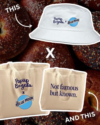 GIVEAWAY 🥯 Want to rep some gear from our Pop Up Bagels collab? You could WIN 1 of 10 tote and hat prize packs! All you have to do is follow @BlueMoonCanada @PopUpBagels and tag a person who always makes your day brighter.

How to enter:
-Follow @BlueMoonCanada @PopUpBagels
-Tag the brightest friend you know

Contest open to residents of Canada, excluding Quebec, of legal drinking age in their province of residence. Contest runs from December 1, 2023 10am EST to December 8, 2023 10pm EST.  Full T&Cs at the link in bio.